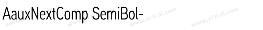 AauxNextComp SemiBol字体转换